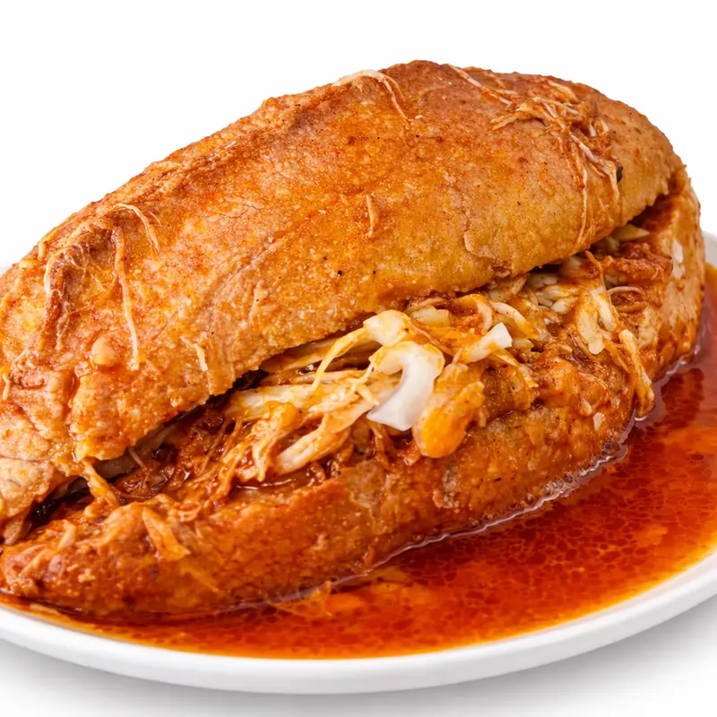Torta de cochinita